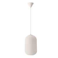CRESTO lampa wisząca biały 1x40W E27 klosz biały Candellux 31-35462