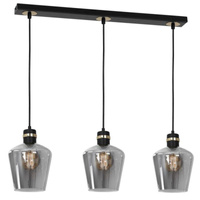 Lampa wisząca RICHMOND BLACK / GOLD Milagro MLP6539