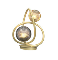 Lampka stołowa METZ 2 złota Wofi Premium 8015-204