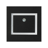 Oprawa schodowa czarna EVRA BLACK 3000K z czujnikiem ruchu 12V Milagro EKS6902