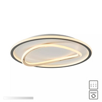 Lampa sufitowa LENS LED Zuma Line MX3889-1A-3BGT