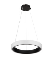 Lampa wisząca czarna TABANO LED Globo 48272H-36B sterowana pilotem