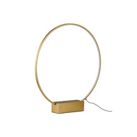 Lampa podłogowa złoty okrąg 75cm do salonu VANESSA FLOOR 75 GO AZZARDO AZ6207