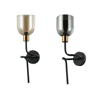 Kinkiet pojedynczy SERVIO Italux WL-66892-1A-BK-SG