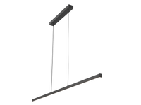Lampa wisząca liniowa RALPH 120 3000K BK AZZARDO AZ6099 - czarna lampa LED 120 cm