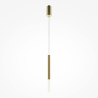 Lampa wisząca złota tuba 45cm o średnicy 3cm Pro Shade MOD157PL-L6G4K1 Maytoni