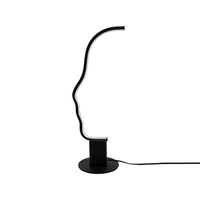 Nowoczesna lampka stołowa LED kontur twarzy FACE TABLE CCT 2-STEP BK AZZARDO AZ5467
