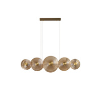 Lampa wisząca z dekoracyjnymi, okrągłymi elementami NAZAR PENDANT 5 3-STEP DIMM AZZARDO AZ6531