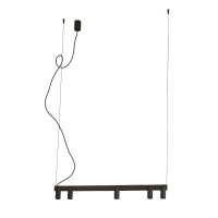 Lampa wisząca 5 tub na czarnej belce FOURTY LINE LED 900 Nowodvorski 12298