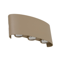 Kinkiet elewacyjny LED 3000K w kolorze bezowym ARROW BEIGE IP54 Tk Lighting 18326