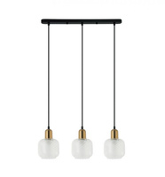 Lampa wisząca LAMEZIA Italux PND-67594-3-BRO+CL