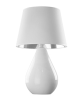 Lampka stołowa LACRIMA WHITE/SILVER TK Lighting 5453