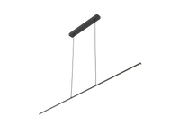 Lampa wisząca liniowa MARLENE 120 3000K BK AZZARDO AZ6097 - elegancka czarna listwa LED nad stół lub wyspę