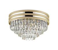 Lampa sufitowa NAICA kryształowa złota Zuma Line C0525-05A-V6B5