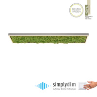 Lampa sufitowa prostokątna naturalny mech GREEN KNUT Just Light 15623-66 