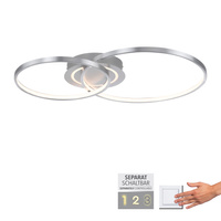 Lampa sufitowa dwa ringi z dodatkowym podświetleniem na podstawie ASMINA LED 3000K  14540-95