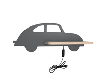 CAR LAMPA KINKIET 5W LED 4000K WP IQ KIDS Z PRZEWODEM Z WŁ. I WTYCZKĄ SZARY Candellux 21-85061