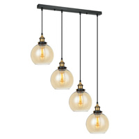 Lampa wisząca CARDENA Italux MDM-4330/4 GD+AMB
