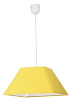 ROBIN LAMPA WISZĄCA 35 1X60W E27 ŻÓŁTY PROMO (ABAŻUR 77-01771+LINKA 85-89369) Candellux 31-03270