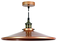 TILA LAMPA WISZĄCA 36 1X60W E27 KLOSZ NISKI  MIEDZIANY Candellux 31-31334