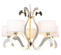 AMBROSIA 1 LAMPA WISZĄCA 5X40W E14 + 43,4W LED CHROM Candellux 35-33857