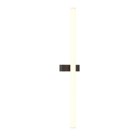 Kinkiet łazienkowy tuba 90cm LED 3000K na czarnej podstawie Maxlight W0421D Thora