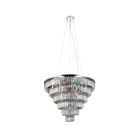 Duża lampa kryształowa w stylu glamour 80cm SALERNO XL PENDANT AZZARDO AZ2927