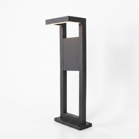 Ciemnoszara lampa ogrodowa LED 50cm BERGAMO GREY Kaja Lighting K-8251