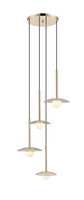 Lampa wisząca NICOSIA G9 Zuma Line P0600-04E-F7AA - elegancka lampa ze złotym wykończeniem