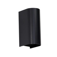 Kinkiet ogrdowowy światło góra-dół EDDY ROUND IP65 CCT SWITCH BK Azzardo AZ7262