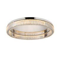 Chromowany elegancki plafon 80cm SPARK TOP 80 DIMM CH AZZARDO AZ5787