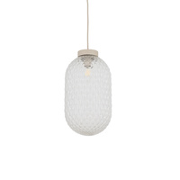 Lampa wisząca szklany klosz 1xE14 MALINDI A Nowodvorski 12254