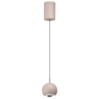 Lampa wisząca beżowa GAMBO PENDANT CCT SWITCH BEIGE Azzardo AZ7034