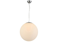 Lampa wisząca White Ball 50 AZ1329 - biała kula E27 Ø50 cm