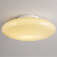 Szklana lampa sufitowa beżowe szkło o średnicy 40cm Robin Beige 14W LED Milagro ML2807