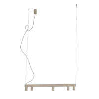 Lampa wisząca beżowa belka z tubami FOURTY LINE LED 900 Nowodvorski 12297