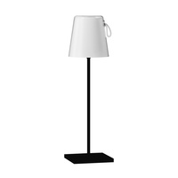Lampka stołowa LED czarna przenośna USB Ostap Italux TB-2749-BK