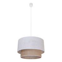 Lampa wisząca BUENO jasny + natura 1xE27 Milagro MLP1826