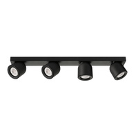 Oprawa sufitowa poczwórna czarna NUORA Italux SPL-2855-4B-BL