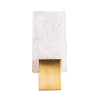 MAXLIGHT W0360 KINKIET VETRO BRUSHED GOLD