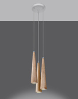 Lampa wisząca SULA 3P naturalne drewno Sollux Lighting SL.1101