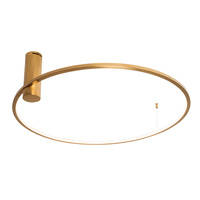 Lampa sufitowa plafon QUEEN 80CM BRUSHED GOLD 20W 3000K MAXLIGHT C0240