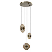 Lampa wisząca ANDORA PENDANT 3 ROUND 3-STEP DIMM AMBER Azzardo AZ7254