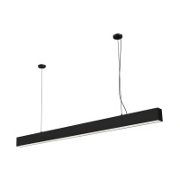 Lampa wisząca liniowa czarna 120cm LED Sigi VI zmienna barwa światła PL0131-BK Yaskr