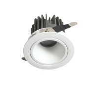 Białe okrągłe czko podtynkowe Pik LED RL0106-CCT-WH Yaskr