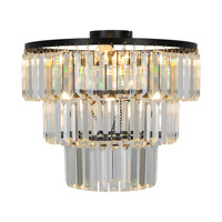 Lampa sufitowa TIFANNY czarna Zuma Line P17127-4-BK