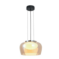 Lampa wisząca INSIEME 35 GX53 klosz bursztynowy+biały Candellux Studio 31-50885