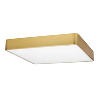Kwadratowy złoty plafon QUATTRO 30X30 12W LED ZŁOTY IP44 Candellux Studio 10-81940