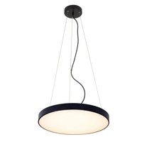 Lampa wisząca czarna 48cm HARD LED MaxLight P0452