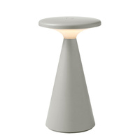 Lampka stołowa szara do domu jak i na stolik zewnętrzny FUNGHI SZARA IP44 MAXLIGHT T0064